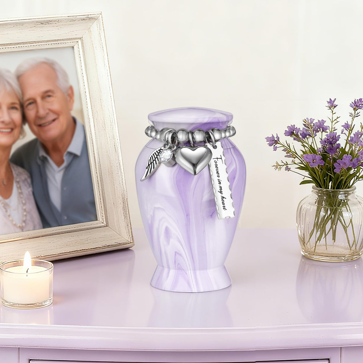 Dletay gloss finish image shows elegant memorial quality
