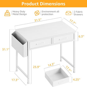 DLisiting desk top close-up highlights scratch-resistant, waterproof finish
