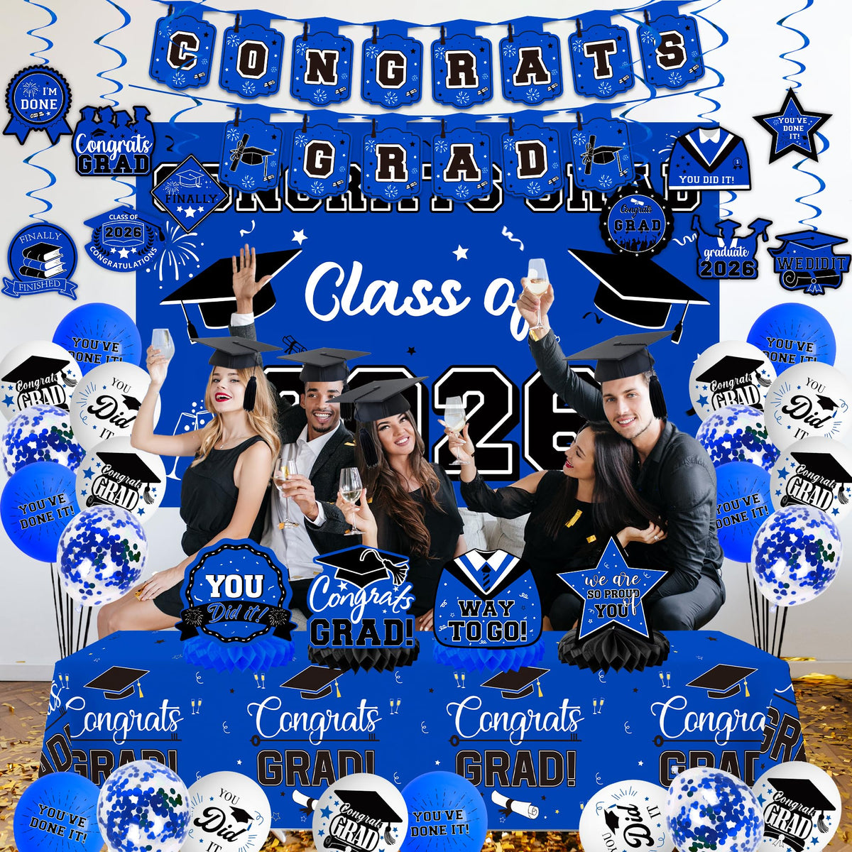 DMIGHT 2026 foil balloons highlight the graduation moment