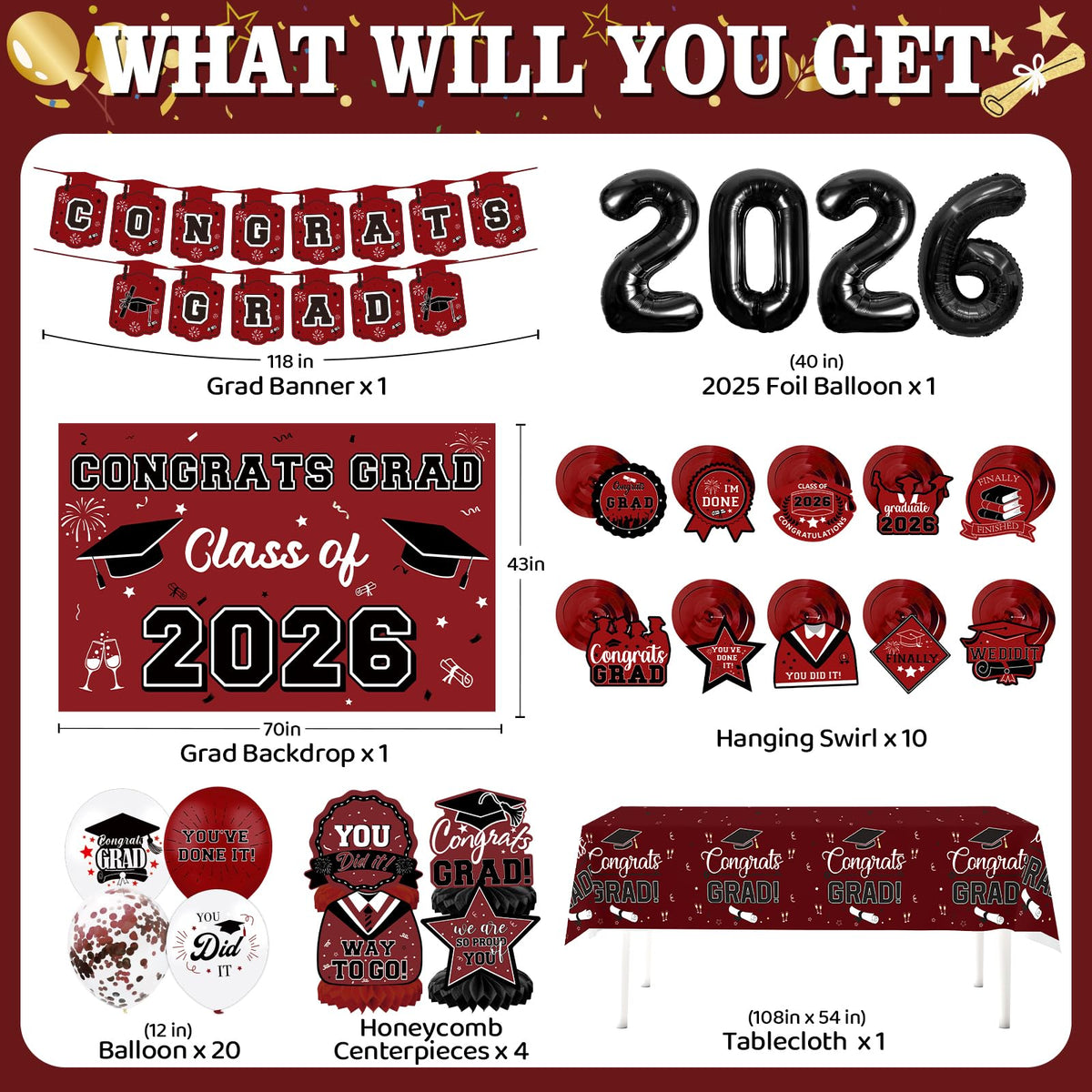 DMIGHT Class of 2026 backdrop creates a perfect wall display.