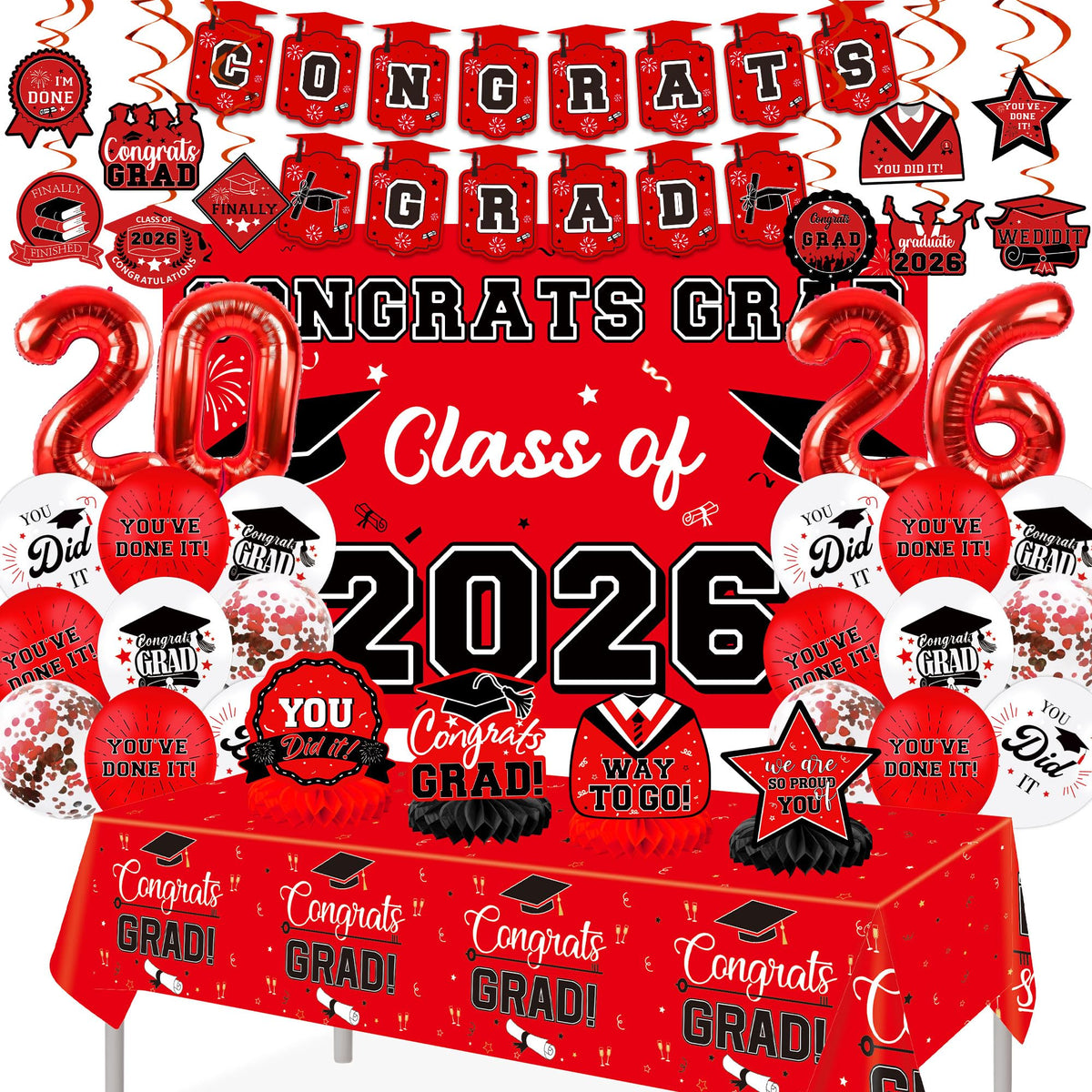 DMIGHT Congrats Grad banner brightens walls for a memorable photo backdrop