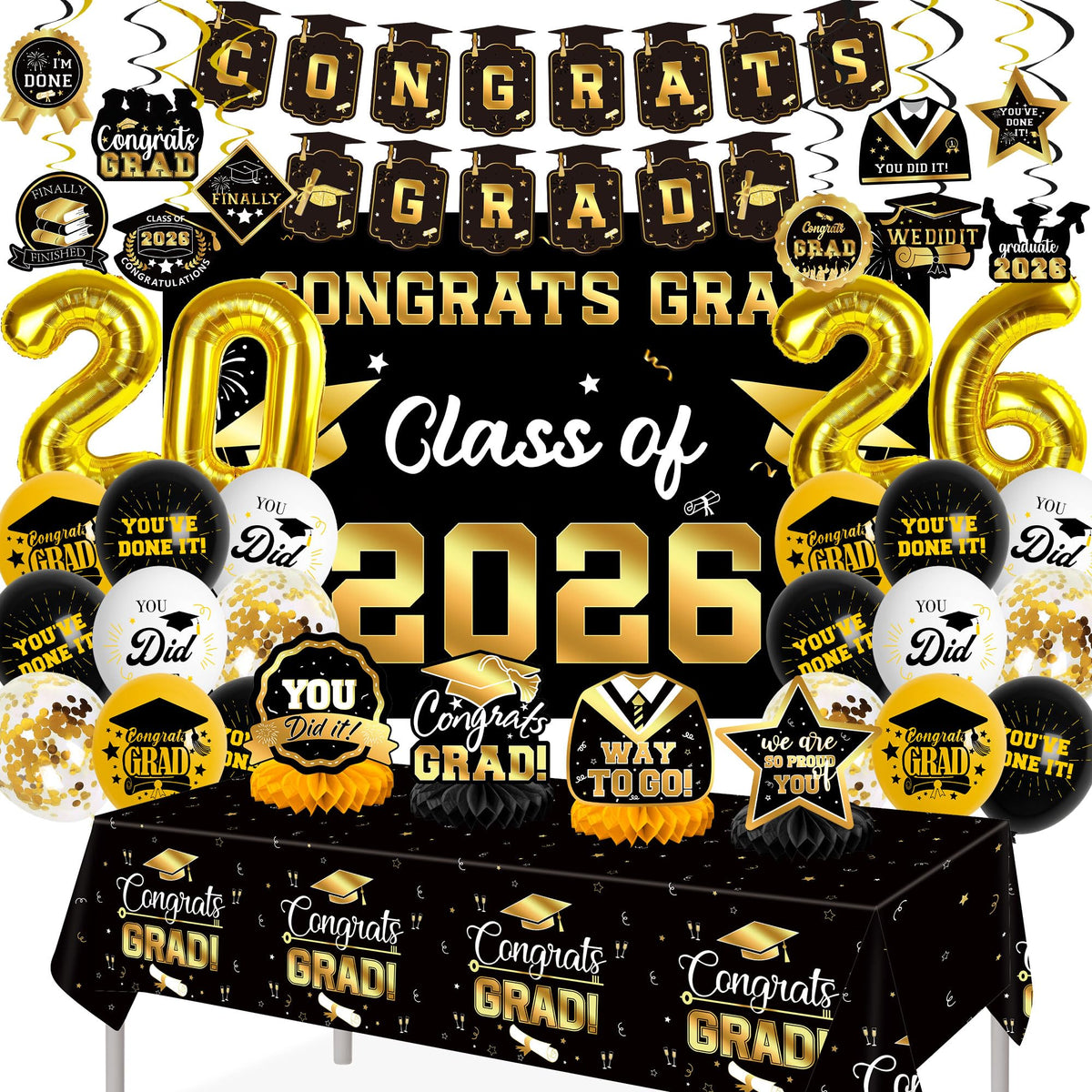 DMIGHT Graduation Backdrop Class of 2026 for memorable photos