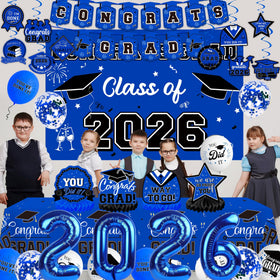 DMIGHT graduation tablecloth protects surfaces while you celebrate