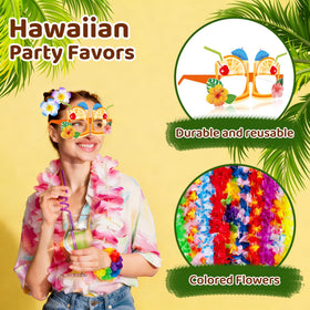 DMIGHT Hawaiian flower hair clips suitable for adults and kids.
