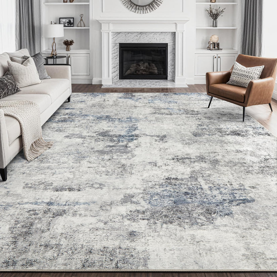 DMOYEST 8x10 living room abstract rug for a stylish, comfortable space