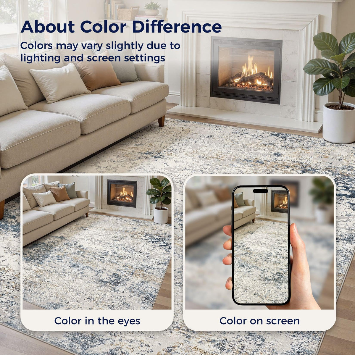 DMOYEST area rug bedroom ambiance underfoot softness after waking