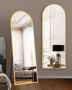 DMWOODFL indoor or outdoor compatible mirror with rust-proof design