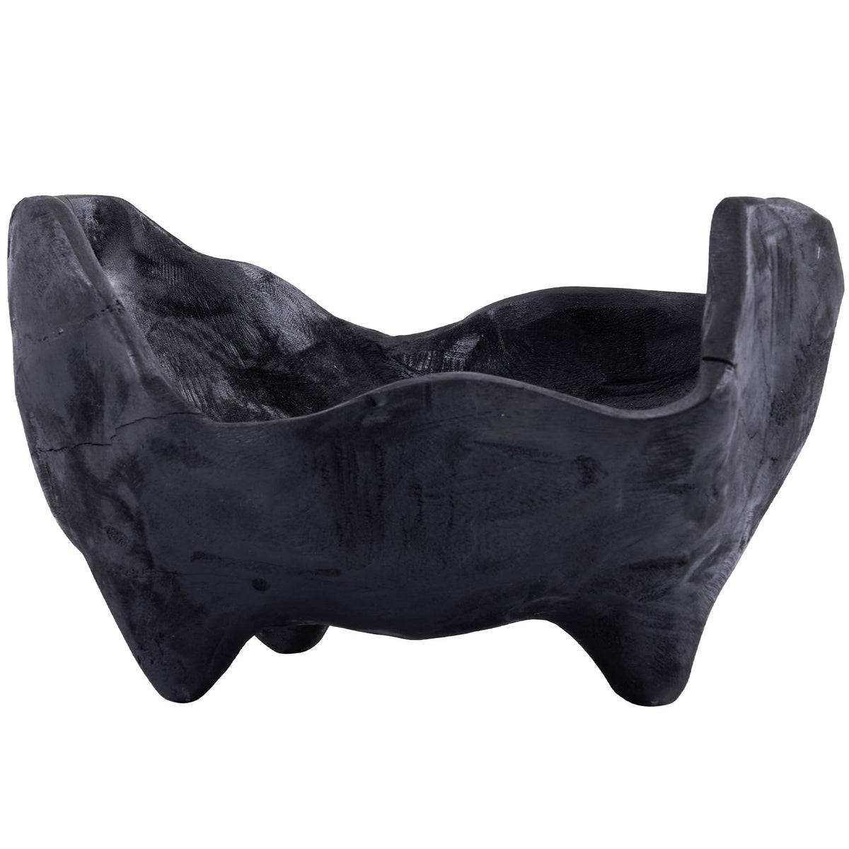 DN DECONATION oak wood black bowl combines eco-friendly material with long-lasting durability.