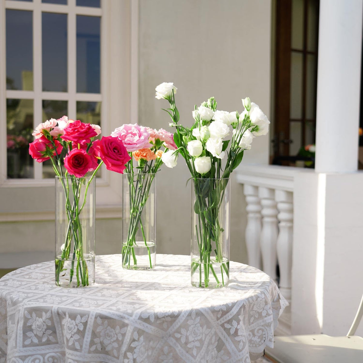 DNANAOL centerpiece vases suited for weddings and elegant table settings