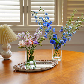DNANAOL easy to clean and reuse, durable glass supports long-term centerpieces.