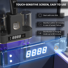 DNEXIMG toothbrush sanitizer with LED countdown for quick routines