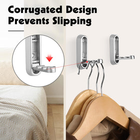 Dntorx folding hook in-use with a 90-degree fold for compact storage.