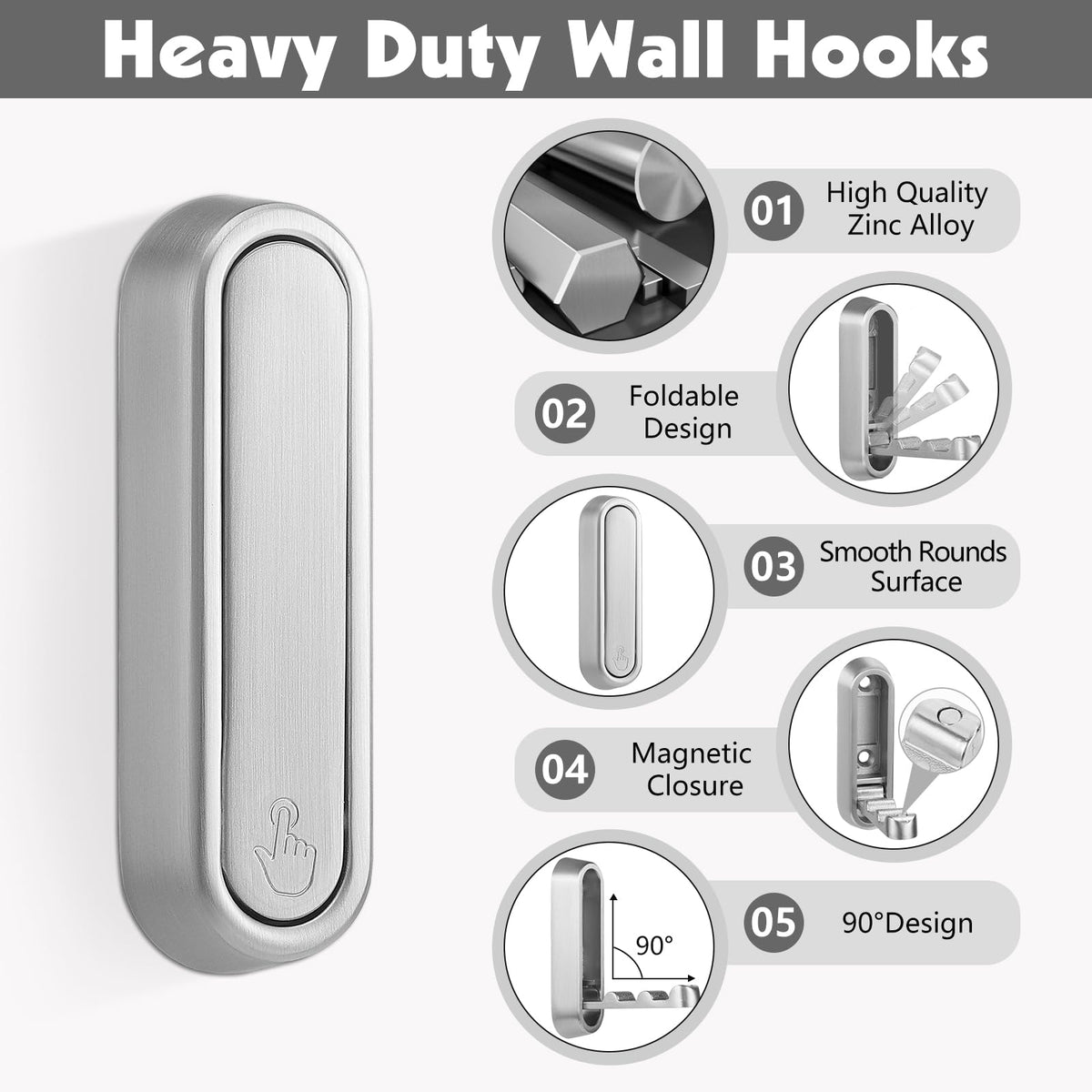 Dntorx bathroom towel hook ready to organize towels.