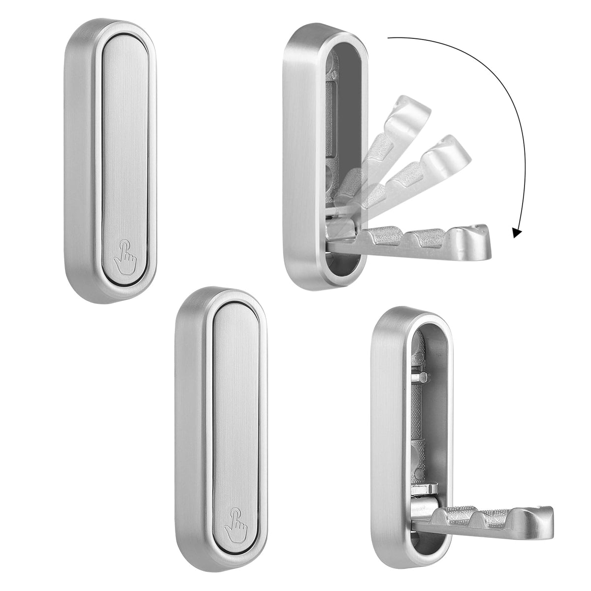 Dntorx folding coat hooks 4-pack save space in entryways.