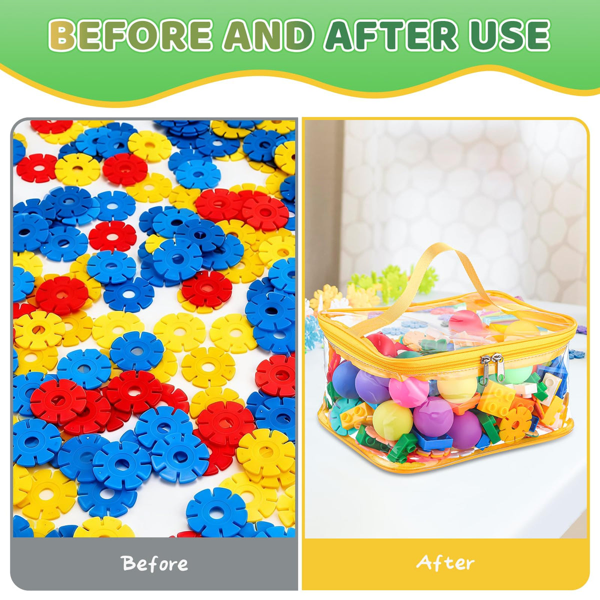 Dntorx multi purpose bags for blocks puzzles cosmetics and travel