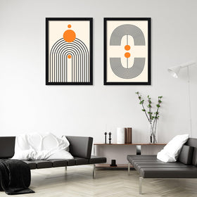 DOAI ART backboard with sawtooth hangers enables secure mounting.