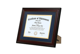 DOAI ART 11x14 frame without mat for certificates and documents