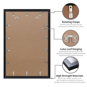 DOAI ART frame supports vertical or horizontal mounting for flexible decoration.