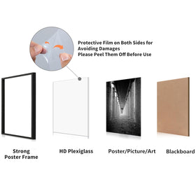 HD plexiglass closeup in DOAI ART 24x24 frame for clear, scratch-resistant display.