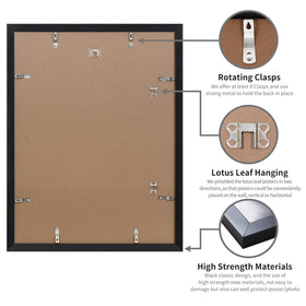 DOAI ART poster frame two-pack ready for horizontal or vertical mounting