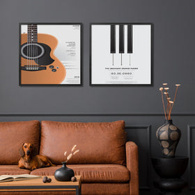 Two DOAI ART 24x24 frames arranged for versatile home or office displays.
