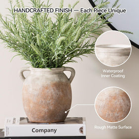 Dobbyby boho farmhouse design vase complements modern decor.