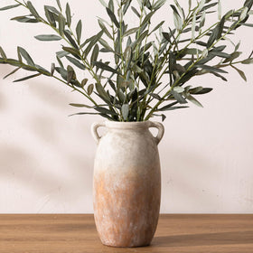 Dobbyby ceramic flower vase 12-inch showcases handcrafted elegance for fresh or dried arrangements.