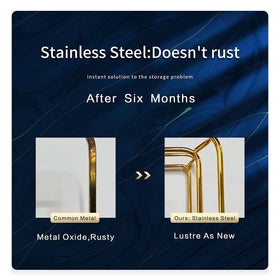 Dobbyby stainless steel frame resists moisture in humid bathrooms.