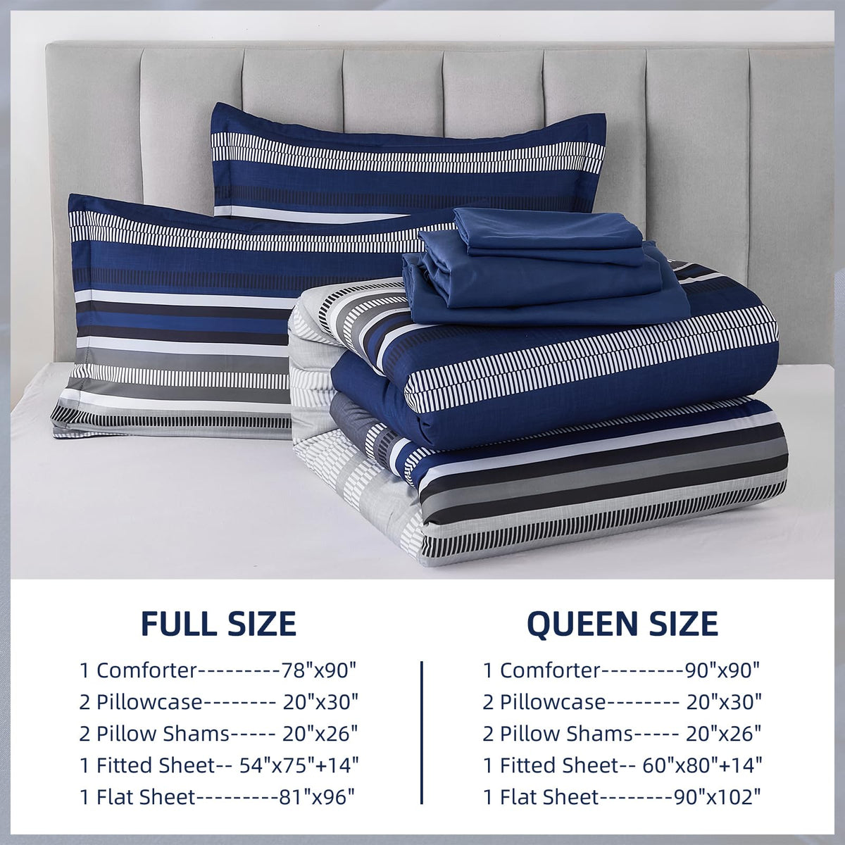 Dobuyly two pillow shams add coordinated, hotel-ready styling.