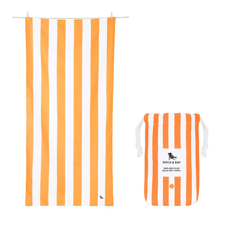 Dock & Bay Beach Towel quick dry for fast post-swim drying