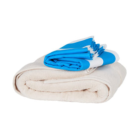 Dock & Bay Cabana color towel dries fast after a dip.