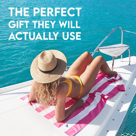 Dock & Bay Summer quick-dry towel with vibrant colors for beach outings.