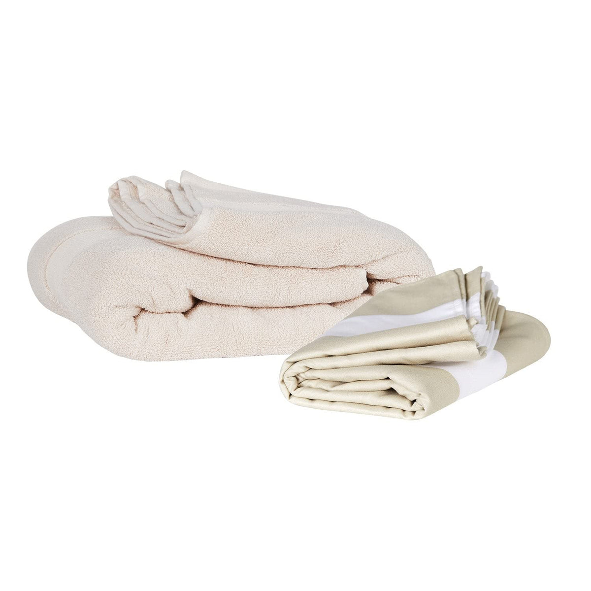 Dock & Bay towel includes carry bag for travel.