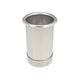 Docking Drawer 3-inch stainless steel canister holds hot tools securely for styling.