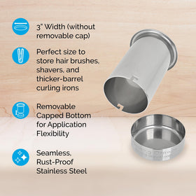 Docking Drawer capped-design image shows quick access while keeping tools organized.