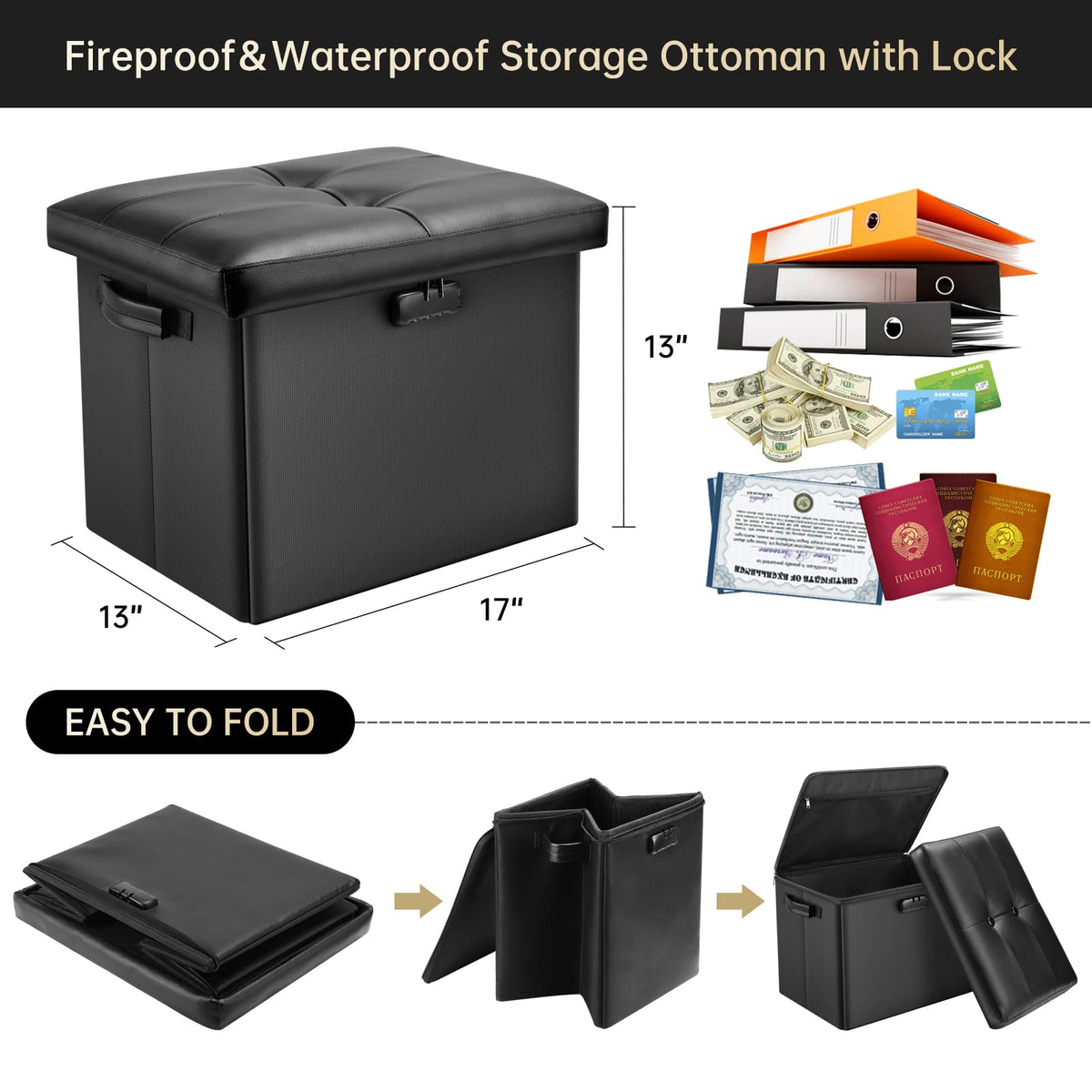DocSafe combination lock adds secure access to stored items
