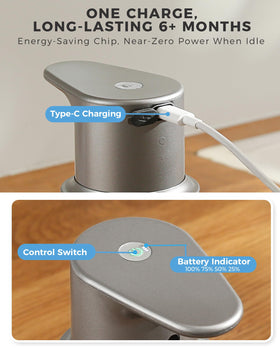 DODO MEKIA USB rechargeable port enables cord-free operation