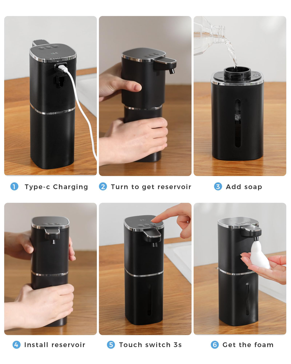 DODO MEKIA nine-gear foam levels for adjustable dispensing