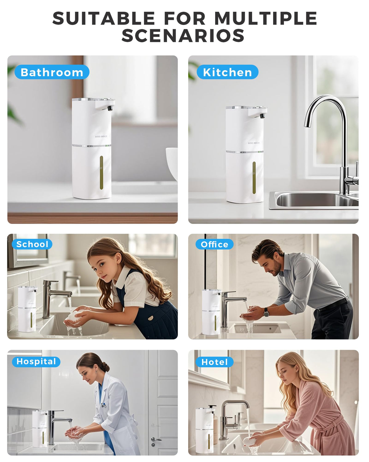 Dodomekia durable, rust-resistant dispenser suited for busy homes