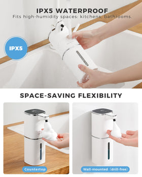 Dodomekia IPX5 waterproof dispenser for kitchen or bathroom