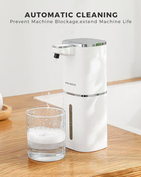 Dodomekia transparent reservoir shows soap level for easy refills