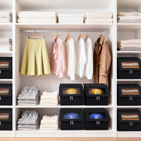 Dofilachy compact pack fits in tight closet shelves and saves space.