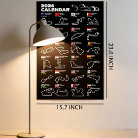 Doforyou F1 poster canvas decor in glossy watercolor style for rooms