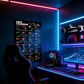 Doforyou F1 poster with easy install wall hanging option