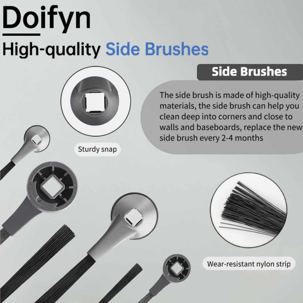 Doifyn foam filters set for Shark kit preserves suction performance.