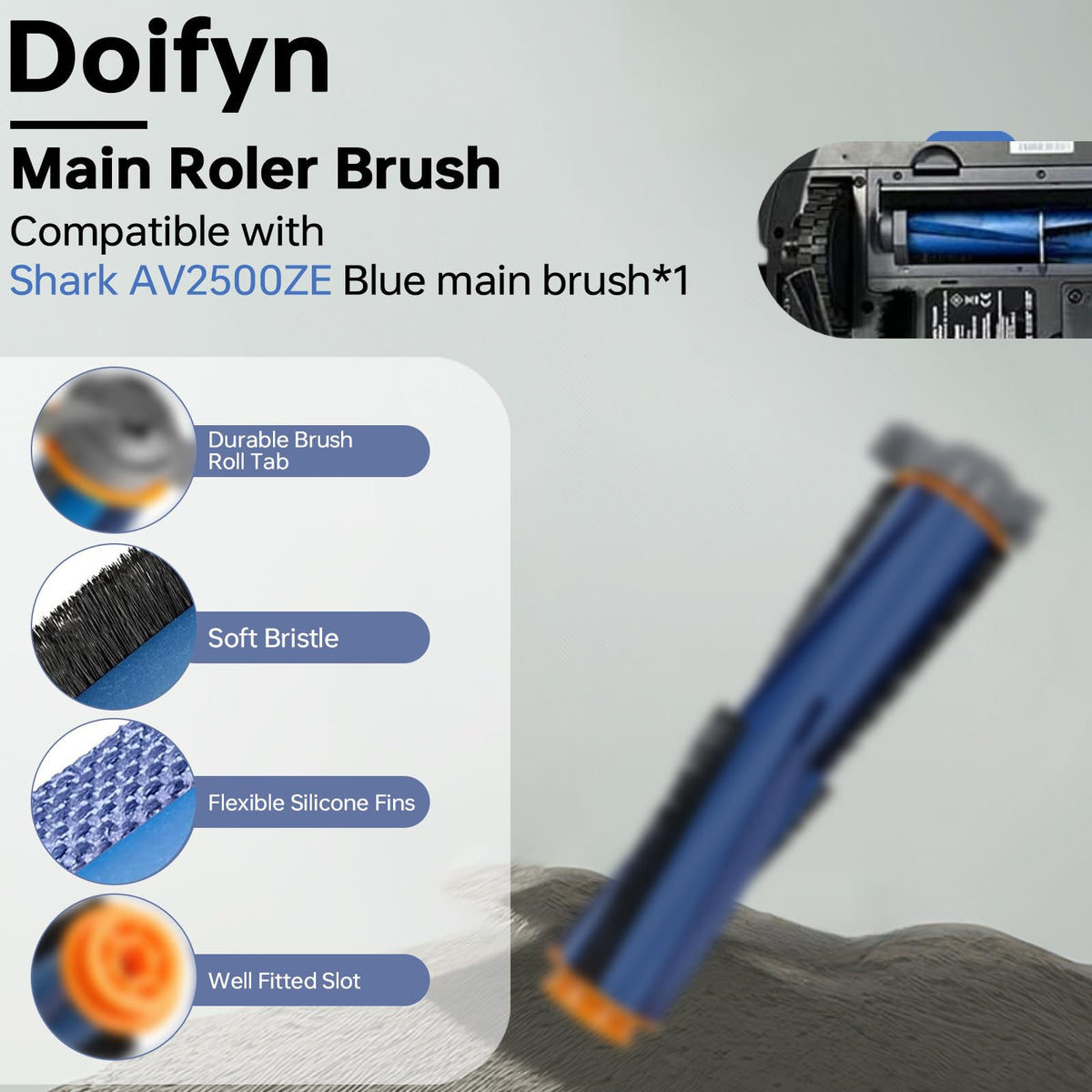 Doifyn main filters set for Shark kit ensures reliable filtration.