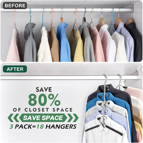 DOIOWN 360° swivel hook demonstrates easy access and quick outfit changes