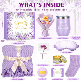 DOIOWN lavender candle fills the room with a calming floral aroma.