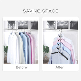 Compact size fits most wardrobes while keeping items organized.
