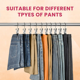 DOIOWN dual hanging closet hangers offer vertical and horizontal options for flexible storage.